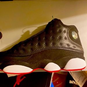 13 Retro Jordan size 9.5 red/blk/white